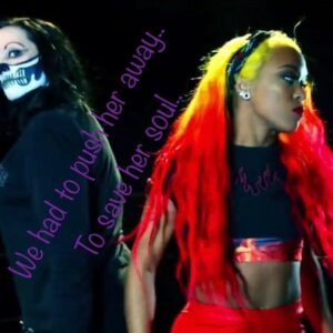 Holly Letkeman Instagram - Tell us again the point of bonding with a mortal..?

You should run, Bravo.. we bring nothing but despair..

The cost of our Demon blood.. it is paid by those foolish enough to come near us..

This is the Way of the DeathDealer.. This is the Price of the Pledge to the Shadow..

#DemonAssassin #Decay #DeathDeather #DemonXBunny #Ragnarök #ÜndeadRealm #ImpactonAXSTV #BiteTheApple🍎 #WrestleHouse