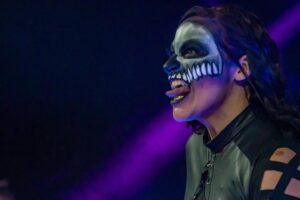 Holly Letkeman Instagram - Since our fascinating encounter with the medium in New Orleans.. we’ve been hungry to learn more about this art of voodoo.. Sunday at #BoundForGlory, we chose to honour the great loa with a tribute to his war paint.. with the #DemonAssassin’s own stylized modifications.. #Impact #DeathDealer #Decay #AgeOfShadow #WantTakeHave #PapaShango #VooDoo 📸 @beezzzzy
