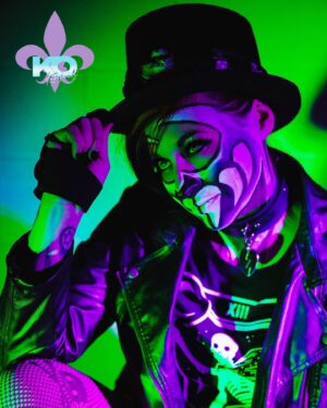Holly Letkeman Instagram - What lies within the Darkness.. what Secrets does It hold..? There’s Power in the Shadows.. if you can stand the Cold..

Have you pledged your Soul, yet..? #DemonAssassin #MardiGras 

📸: @beezzzzy 
💡: @meangiamiller 

https://www.facebook.com/impactknockouts/