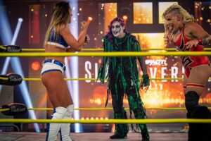 Holly Letkeman Instagram - The Crocodile is still hungry.. the thirst for blood is never quenched.. til the day we dine again.. we’ll be hunting.. #DemonAssassin #Decay #DeathDealer #Slammiversary gear: @byjolene 📸: @beezzzzy