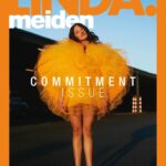 Holly Mae Brood Instagram - LINDA. Meiden 🧡🥕🍑 @linda_meiden 📷 : @anhkietduong 👗 : @nicole_huisman 👄 : @judithneyens 🖊️ : @nicolegabriels