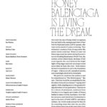 Honey Balenciaga Instagram – The Vogueing Diva on Tidal Magazine Issue 18😚

Read all about it —> @tidalmag 🖤

“One year after Beyoncé’s #RenaissanceWorldTour, Ballroom Artist #HoneyBalenciaga talks about visibility, the intricacies of touring, and uniqueness being her superpower.”

Photographer @Boe_Marion
Lighting Director @crobiedobie
Wardrobe Stylist @barbbvelez
Stylist Assistant @jaxnmoore
Vest & pants @corbanharper
Make-Up Artist @alexlevymakeup
Hair Stylist @benjoneshair
Manicurist @dannyblessedit
Prop Stylist @bjellandclosmore
Production @family.projects @oliviargouveia
Writer @imannmilner
Entertainment Director @muzam_agha