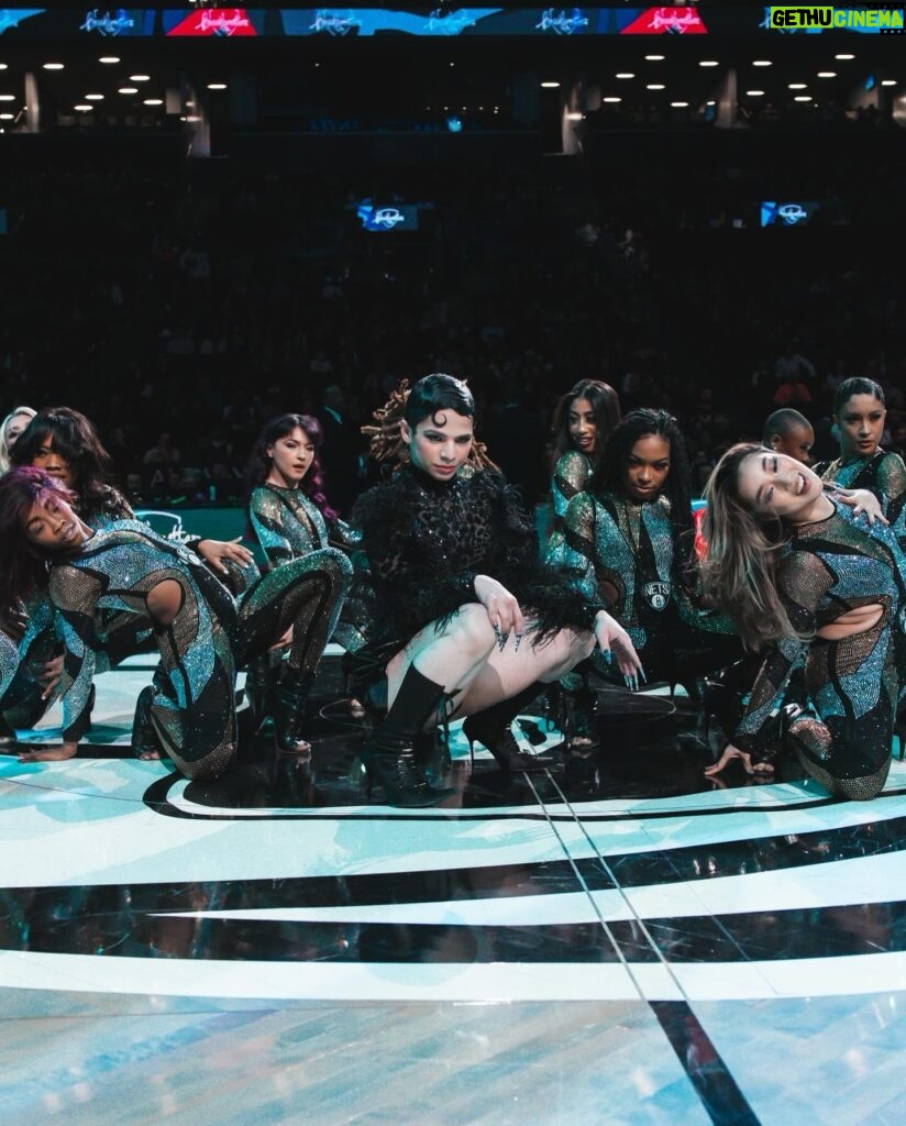 Honey Balenciaga Instagram - I am so happy to have shared this special moment with my friends and family, surrounded by love. This was the first time I took my parents to work with me lol😂 Thank you @brooklynettes for allowing me to grace the stage with you 🩷 It was a moment I will cherish forever🥺 @barclayscenter Till next time🤠🩷 BROOKLYNS PRINCESS, DANCING FOR THE BROOKLYN NETS BABY! Photographer: @seekaxiom custom outfit by @houseobones Nailz by @alexanenailedit Makeup by @1800andrewdahling Hair: @tiffanytheeartist
