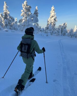 Iina Kuustonen Instagram - Kaupallinen yhteistyö @pyhaskiresort kanssa🤍

Pyhä-Luoston kansallispuisto on yksi mun lempipaikoista maailmassa. Luonnon rauha ja kauneus siellä on hyvin erityistä. 

Tunturiin pääsee myös helposti Pyhän majoituksesta, joka on keskellä rinnettä. 

Jonkun mielestä ehkä järjetöntä kiivetä tunti tunturiin -20 asteen pakkasessa, syödä huipulla eväitä, laittaa kamat valmiiksi ja laskea minuutin alas. Mutta mun mielestä ihan parasta!

@pyhaskiresort 
#pyhäluostonkansallispuisto 
#vapaalasku
#lappi