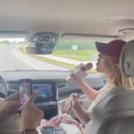 Ilse DeLange Instagram – Having fun in the car, distorted mic sound for free! Haha…’Easy Come Easy Go’ 🎶🎤🎶