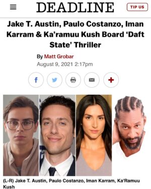 Iman Karram Instagram - Feeling very grateful and excited!!! #daftstate 🤗