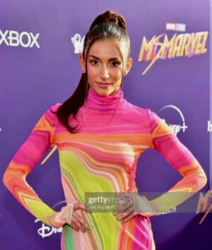 Iman Karram Instagram - Such an honor to attend the @msmarvelofficial premiere and celebrate such a groundbreaking step forward in providing a platform for Muslim Americans to share their stories. This show is unique, heartwarming, hilarious, and gives you everything you love about the Marvel universe. Thank you @marvelstudios Ms. Marvel stream on @disneyplus June 8th ⚡️