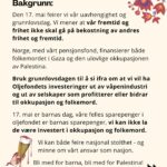 Iman Meskini Instagram - 🇳🇴 Bli med på 17.mai-kampanje for å få oljefondets investeringer ut av folkemord og okkupasjon. Vi er feirer med glede Norges selvstendighet og grunnlov den 17. mai - men vi vil ikke at våre sparepenger og våre barns sparepenger skal bidra til å undertrykke andres frihet og fremtid. 📸 Ta bilde av deg selv i 17. mai festklær mens du holder en plakat med teksten "Norway's oil fund: divest from genocide and occupation now!" 💞 Del i sosiale medier på 17. mai. 🔗 Forslag til captiontekst finner du i lenke i bio på @aksjonsgruppa.for.palestina Engelsk fordi vi ønsker å formidle dette ut til verden. 📨 Send bildet til gjormer@gmail.com for å bli med på felles collage! ‼️Spre denne posten over alle vinder og inviter alle du kjenner til å være med på kampanjen! To do liste: ✅ Besøk gjormer.no for mer informasjon om oljefondets koblinger til okkupasjon, apartheid og folkemord ✅ Følg @palestinakomiteeninorge ✅ Følg @aksjonsgruppa.for.palestina Takk! 🙏🏼 Gratulerer med dagen! 🇳🇴 Fritt Palestina! ✊🏼🇵🇸❤️‍🔥 Blir du med? Inviter en venn eller ti også! 🇳🇴❤️🇵🇸✌🏼 Illustrasjoner: @tiril.valeur ❤️‍🔥 #divestfromgenocideNorway #DontBuyIntoOccupation #domoreNorway #gjørmer #17mai2024
