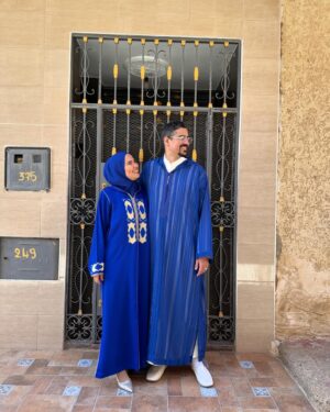 Iman Meskini Instagram - Eid Mubarak 💙🕌🌙