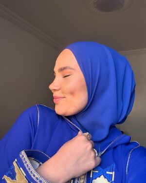 Iman Meskini Instagram - Eid Mubarak 💙🕌🌙