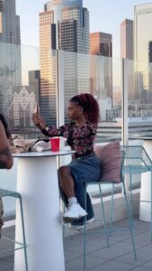 Imani Hakim Instagram - socializing at a party like a pro