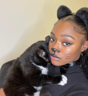 Imani Lewis Instagram - Happy Halloween🐈‍⬛🖤🧡