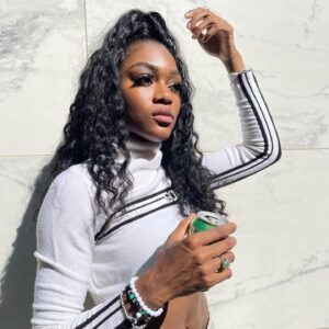 Imani Lewis Instagram - Single drops next month…it’s fckn nuts…get #Ready4Mocha #Ready4Intro 💚🖤
📸: @revonharris
