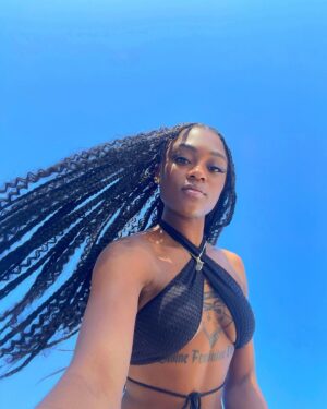 Imani Lewis Instagram - Winters in Tulum🪷✨Happy Holidays🤍