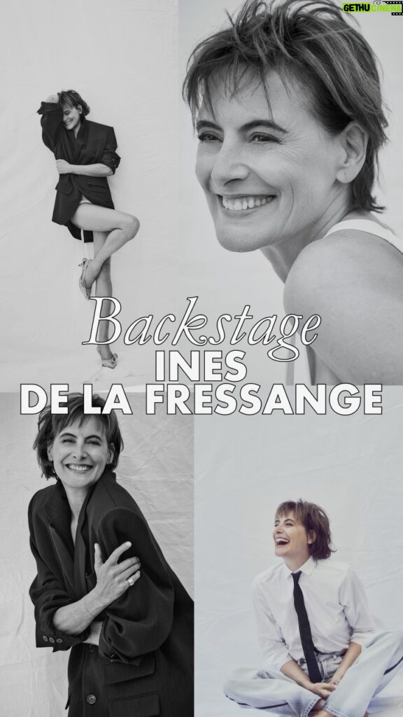 Inès de La Fressange Instagram - En coulisses avec @inesdelafressangeofficial.   Ines et ELLE, c’est une belle histoire de mode et d’amitié. Après avoir repris cet été le chemin des podiums, la voici de nouveau en couverture de ELLE, sa dix-septième ! De joyeuses retrouvailles. Retrouvez son interview dans le lien en bio. #inesdelafressange #ellefrance #ellemagazine