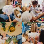 Inês Gutierrez Instagram - A minha bebé-feliz ☀️ O sorriso da minha filha nestas fotografias grita ALEGRIA! Íamos só juntar a família e os amigos mais próximos para soprar as velas porque estávamos no caos de mudanças e, de repente, eu digo “Oh João, e se organizássemos um atelier de pintura e todos levassem as suas t-shirts?”. E assim foi: de repente a @cabanaparque foi a nossa casa neste dia, com um workshop de pintura sensorial (e comestível) para todos os pais e filhos pela @jumpinbytiazana e a incrível decoração pensada ao detalhe e com toda a entrega e coração @duma_familyinspired 🥹 É que não conseguimos fazer de outra forma. Somos assim… INTENSOS! E esta festa foi pensada para a Malu, que tem dado cor aos nossos dias. 🎨 E que dia colorido foi este! Obrigada @joannacorreia_ por estes registos que tornaram este post muito desafiante 😅😍 e obrigada @numinstante.mg por este bolo dos 2 anos mais bonitos das nossas vidas (estava delicioso!!). Não há nada que me deixe mais feliz do que ver os outros felizes… e, quando se trata da minha filha, vale a dobrar. Estou tão orgulhosa da minha boneca, da minha família e de quem escolhe estar por perto.🍀 #bday #malu #2 #partners