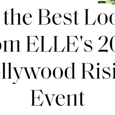 Inde Navarrette Instagram - Huge thank you to Elle Hollywood for the invite to the Young and Rising event. And another massive thank you to @mrenriquemelendez for killing the looks 🖤🤍