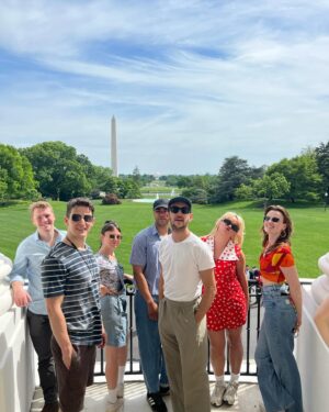 Indira Varma Instagram - #DC dump #Whitehouse 
you’ve been amazing. Thank you for having us 
What a brilliant city! And what an amazing company to experience it with ❤️
I still have my embossed paper towel from the whitehouse loos