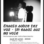 Indira Nascimento Instagram - DIA MUNDIAL DO TEATRO, e eu não poderia deixar de falar para vocês da minha peça, ENSAIO SOBRE TER VOZ. O TEATRO é o meu lugar preferido no mundo, é lá que a Magia e a Cura da nossa alma acontece. Viva o TEATRO, hoje e para todo sempre!