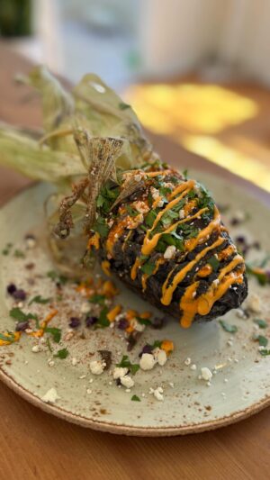Indy Srinath Instagram - 🧟🌽Corn…but make it Spooky! 
Meet : Huitlacoche! Or corn smut, or corn truffle. It’s a common delicacy in Oaxaca and is technically a plant “disease” caused by the fungus Ustilago maydis. 
It typically grows after a particularly rainy season in sweet corn that hasn’t been sprayed with fungicides.
Side note: I like to tell this to farmers that spray their sweet corn, because if you’re lucky enough to get corn smut, it’s much more valuable than a standard ear of corn. Good for the soil and good for your business 🤝
It has a smokey, earthy flavor that makes it lovely base for fall soups, stuffed in tamales, or as an elote!
.
.
.
.
.
.
.
.
.
.
.
.
.
#fungifanatic #foragedfood #mushrooms_of_our_world #wildfoodlove #wildfood #mushroomrecipes #fallrecipes #fall #halloweenrecipes #spookyseason #itscorn #mushroomhunter #huitlacoche #spookyszn #fungi_fan_club #mushroompicking