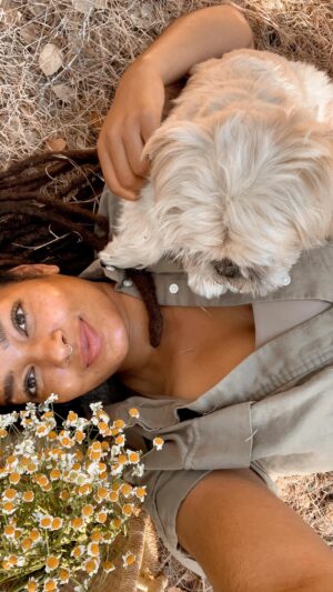Indy Srinath Instagram - It’s Okra’s adoptaversary! 🥳 🐶 
I usually don’t do “trends” but I think they can be a great way to shed light on important issues in a fun way. Lot’s of pups are overlooked in shelters because they’re blind, deaf, black (yes, I know! Look up “black dog syndrome”), or missing legs. So if you’re capable, consider checking out special needs dogs. I can definitely attest, that even though Okra doesn’t have eyes, he’s an amazing adventure buddy!
.
.
.
.
.
.
.
.
.
.
.
.
#rescuedogsofinstagram #adoptdontshop #rescuedogs #specialneedsdog #dogsofinstagram #adventuredog #fyp #mushroomdog #shihtzulovers