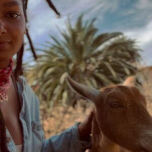 Indy Srinath Instagram - ✨Farm Dreams✨☁️🌾
This is a MOVEMENT not a MOMENT. 
I keep telling folks this because agriculture, farming, gardening,houseplant care, and slow food are not just trends nor hobbies—people are honestly and faithfully returning to a real connection to the land. For black and brown communities or anyone who is of a demographic that is disproportionately affected by food insecurity, but often left out of the conversation for solution—this show is for you.
And for folks who are no longer reading because I just made this post “about race”—this show is for you. Because farming  is about celebrating and accounting for differences in existence. The tomato doesn’t deny its redness, the sun doesn’t shade it’s own shine. 
I cannot fully put into words what a beautiful experience it has been to be able to help farmers achieve their personal farm dreams across our country. 
I truly feel like the planet needs more farmers but also more feel good visual experiences.
I’m sure that this tv show will serve as both.
I hope you’re touching grass with your bare feet right now, but if you have time, save this post. Watch this show this weekend on @natgeotv or next week when it comes to @hulu   @disneyplus.
Thank you all for being such an integral part of my food sovereignty journey! 
Let’s keep growing together 
✨✨✨✨
.
#farmdreams 
.
.
.
.
.
.
.
#farmtotable #farmershelpingfarmers #growyourown #backyardgarden #backyardfarm #squarefootgardening #slowfoodmovement #blackfarmersmatter #regenerativeagriculture #tvshowsaddict #farmher #modernfarm #modfarm