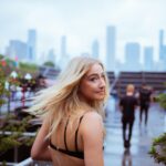 Ingrid Andress Instagram - baby’s first lolla did not disappoint!! thank y’all for coming out in the rain to see me 🫶🏻 top 5 artist bucket list moment for me 🥹 📷 @worldfamousmuriel