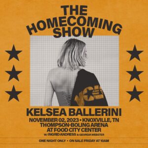 Ingrid Andress Instagram - HBD to queen @kelseaballerini 🎂🍷!!! can’t wait to play your homecoming show with you and @itsgeorgiawebster on Nov 2nd 🫶🏼

tix on sale Friday sweeties!!