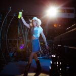 Ingrid Andress Instagram - got a cowgirl hat and a fake tattoo who dis 💁🏼‍♀️ swipe to the end to see how amazing I look as a cartoon 😂 York state fair was a W 🤘🏼 📷 @worldfamousmuriel