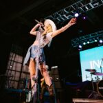 Ingrid Andress Instagram - got a cowgirl hat and a fake tattoo who dis 💁🏼‍♀️ swipe to the end to see how amazing I look as a cartoon 😂 York state fair was a W 🤘🏼 📷 @worldfamousmuriel