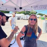 Ingrid Andress Instagram - got a cowgirl hat and a fake tattoo who dis 💁🏼‍♀️ swipe to the end to see how amazing I look as a cartoon 😂 York state fair was a W 🤘🏼 📷 @worldfamousmuriel