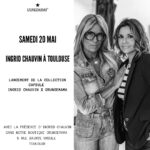 Ingrid Chauvin Instagram - 🗓 SAVE THE DATE Samedi 20/05/2023 INGRID CHAUVIN À Toulouse Dans notre boutique 5 rue St Ursule 31000 TOULOUSE Pour le lancement de la collection capsule INGRID CHAUVIN X GRUNGEMAMA ❤️ Quand tout d’un coup, j’ai eu l’idée de demander à Ingrid d’être avec nous en boutique à Toulouse pour le lancement de la collab… Je suis tombée dans un état d’excitation extrême, et je me répétais sans arrêt «ça serait génial… ça serait génial… » J’envoie en suivant un WhatsApp à Ingrid et qui me répond : « je le ferai avec grand plaisir… je vois avec mon planning de dédicaces ! Je te dis tout à l’heure. » Je réponds par « 🤦‍♀️🤪 ». Partager avec vous en boutique la présence d’Ingrid… quelle joie. Pour celles qui viendront de loin, nous nous occuperons de vous suggérer des hôtels, restaurants, massages, soins, brushing avec des codes privilèges afin que vous puissiez profiter au mieux du week-end. 🤗 Nous avons créé une page où vous pourrez trouver toutes les informations sur l’évènement. (Lien en story) J’espère de tout mon coeur que cette collab sera à la hauteur des attentes d’Ingrid, et qu’elle vous plaira également beaucoup. 🙏 #collaboration #collectioncapsule #ingridchauvin #grungemama