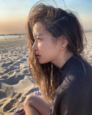Irene Choi Instagram - Wondering why Sally sells seashells by the seashore. Girl, that is exactly where people can find seashells for free. It’s not a viable business plan. You have to open shop elsewhere. #restingbeachface