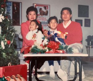 Irene Choi Instagram - #tbt to moments before I figured out Santa wasn’t real. Hope you had a less disappointing Christmas!