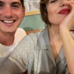 Irene Montalà Instagram - Noche Académica. @laacademiaprime ¿La habéis visto? ¿Qué os ha parecido? Maravilla eres @marcsolerrull ❤️. Cuando salimos a la calle, comenzó a llover. La última foto somos yo y mi flequillo después de la lluvia. Marc jamás olvidará esa imagen 😎. Feliz domingo para todos🌹🌹