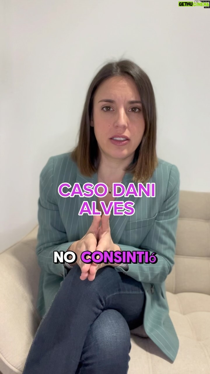 Irene Montero Instagram - Sobre la sentencia condenatoria a Dani Alves por agresión sexual y el consentimiento.