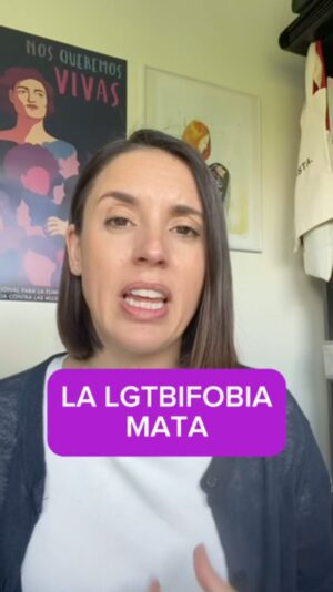 Irene Montero Instagram - Que nadie mire para otro lado: no es libertad, es odio