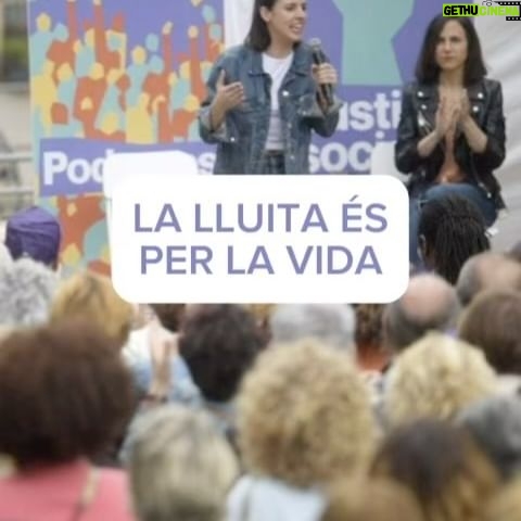 Irene Montero Instagram - A votar este 9 de junio, que sí se puede 💜