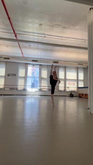 Irina Dvorovenko Instagram - Saturday’s Session!🌷In studio with the very young and radiant 1st place YAGP Winner of 2024, Ivana Radan. We are working on the Esmeralda variation.💃🩰We worked on perfecting the run, because to create a perfect run is as hard as perfecting pirouettes! 😦@ivanaradan.dancer @yagp @stepsonbroadway #ballet #yagpwinner2024 #yagp #ballerina #stepsonbroadway #variation #dance #esmeralda #privatecoaching