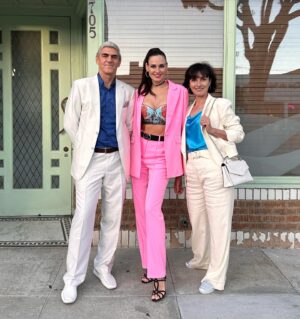 Irina Antonenko Instagram - The greatest time with my family 🫶! 
Love you mom and dad 🩵💙🤍
#familytime