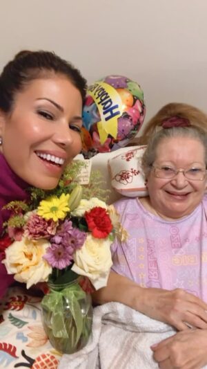 Iris Almario Instagram - There’s another Sagittarius in the family. Before the night is over I just wanted to share it’s my mom’s birthday! Feliz cumpleaños Mami! Love to see her smile. 💗🥳 #happybirthdaymom 🎂 💐 

#motherdaughterlove #celebratelife🎉 #anothertriparoundthesun #lovemymom #boricua🇵🇷 #felizcumpleañosmama 🖕🏼#parkinsonsdisease