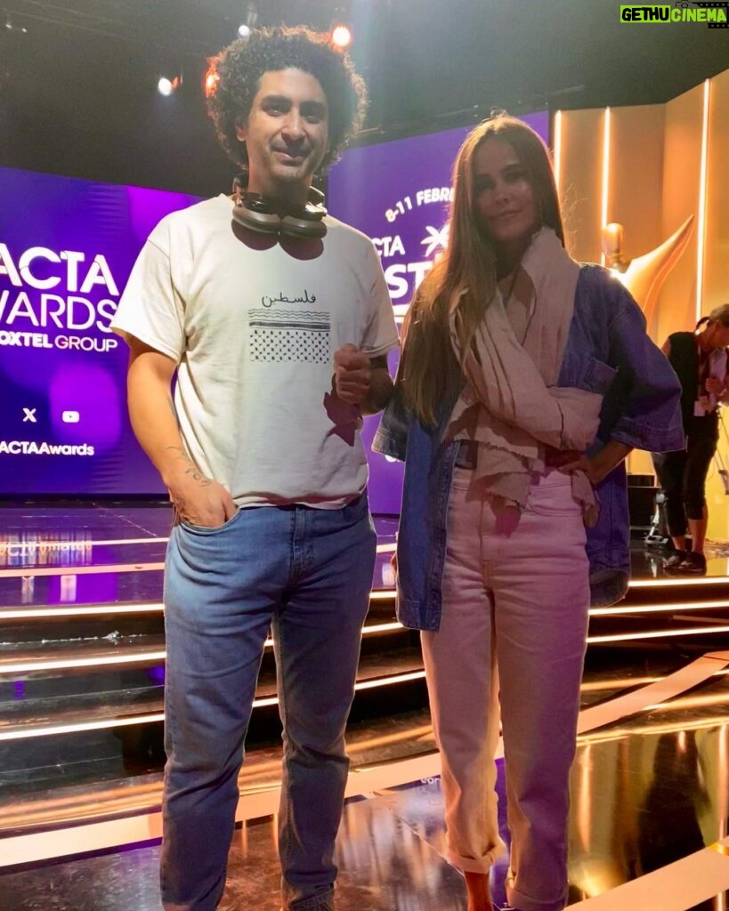 Isabel Lucas Instagram - Thank you @aacta & congrats to all the nominees! Thank you to the storytellers who create a culture of connection and communication. May we embrace diversity, listening, celebrating our differences and what we share. It was a delight presenting with you @osamah.sami x