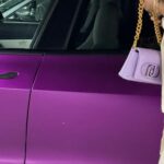 Isabela Valadeiro Instagram - In a lilac mood w/ my Icon Bag by @liujo #LiuJoLaPuffy #ad