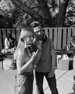 Isabella Crovetti Instagram - MORE BEHIND THE SCENES content for u all😌👯‍♀️✨✨✨
@hesallthatmovie @netflix 
#hesallthat #hesallthatnetflix #netflix #movie #netflixmovies #filming #bts #behindthescenes #film