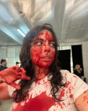 Isabella Gómez Instagram - Euphoric and exhausted and overwhelmed with immense gratitude. 

John, I don’t know how I got so lucky. Your unwavering trust means more than I can say. My Liana has been the gift of a lifetime, thank you. 

Our crew, you guys are pure muscle. It’s been an honor to create alongside you and get front row seats to your magic. 

The cast… I know you guys know and I know you know I know. So I’ll just say that with you guys by my side, it feels like I can do anything.

#TheMannequin 🖤🪓😈