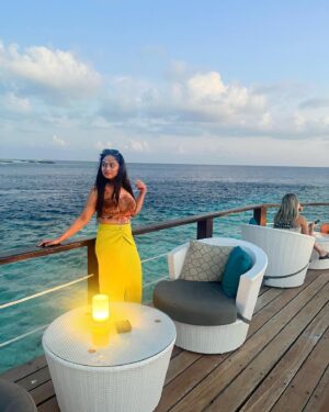 Ishwarya Ravichandran Instagram - My dreamy place @joalimaldives 😍🌊🐚🛥️💃🏻
.
.
.
#surprise#maldives #enjoylife #positivity