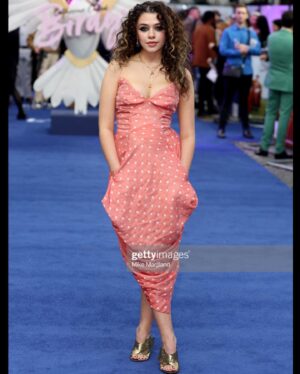 Isis Hainsworth Instagram - 🕊🦆🐓🦉🦜🦢
Stylist- @bethfenton_ 
Makeup- @emilywoodmakeup 
Hair- @sharonrobinsonhair 

See Catherine Called Birdy in cinemas September 23rd and on Prime Video October 7th💗
#catherinecalledbirdy #primevideo 
(thankful for getty images and dresses with pockets)