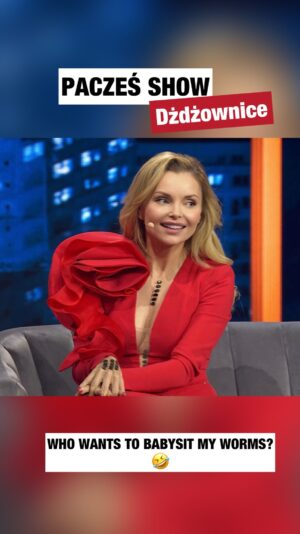 Izabella Miko Instagram - Juz jutro moj odcinek w Paczes Show z @rafal_paczes 
na platformie @wow.ott 🙌🙌🙌 My episode airs tomorrow!
Loved filming the show. In this clip we talk about my composting worms. I usually do things to extremes. I like to commit fully to a certain lifestyle choice, enter: growing as much of my own food as possible and having worms help me with that 🤣🤣🤣 This is an easy way you can be defiant and make a difference. Learn about being self reliant and avoid chemicals in your food but growing your own. 
Weird talking about it all while wearing a fab gown from @violapiekut and high frequency jewelry by @begoldish and of course shoes by @kazar :-)

#talkshow #ekologia #paczesshow #worms #compostingworms #ecolife #homegrown #reddress #polishgirl #polskadziewczyna #poland #radicalselfreliance #growyourownfood #begoldish #ecolifestyle #farmtotable #eatwhatyougrow #veganlife