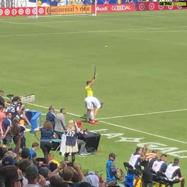 Izabella Scorupco Instagram - I heard the fans chanting WE WANT ZLATAN and I gave them Zlatan. You’re welcome LA @iamzlatanibrahimovic @lagalaxy #mlswelcometozlatan