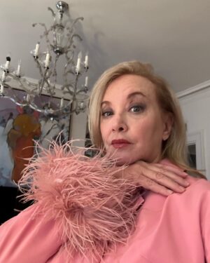 J. Smith-Cameron Instagram - This is just to remind everyone that it’s still October and October is #breastcancerawareness month. Kyiv born company @daily_sleeper is donating 10% of the revenue from their beautiful pink collection online to support breast cancer patients in Ukraine! Support women, support Ukraine, think pink! 💖